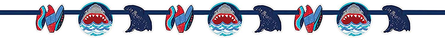 Shark Surf Banner 5′