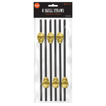 Skull Reusable Plastic Straws by Amscan from Instaballoons
