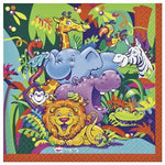 Smiling Safari Beverage Napkins by Unique from Instaballoons