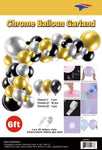 SoNice Latex Chrome Balloon Garland Kit