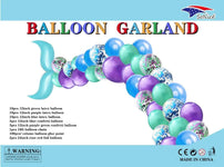 SoNice Latex Turquoise Mermaid Balloon Garland Latex Balloon