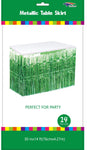 SoNice Party Supplies Metallic Green Table Skirt