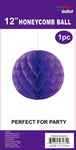 SoNice Purple Purple Honeycomb Ball