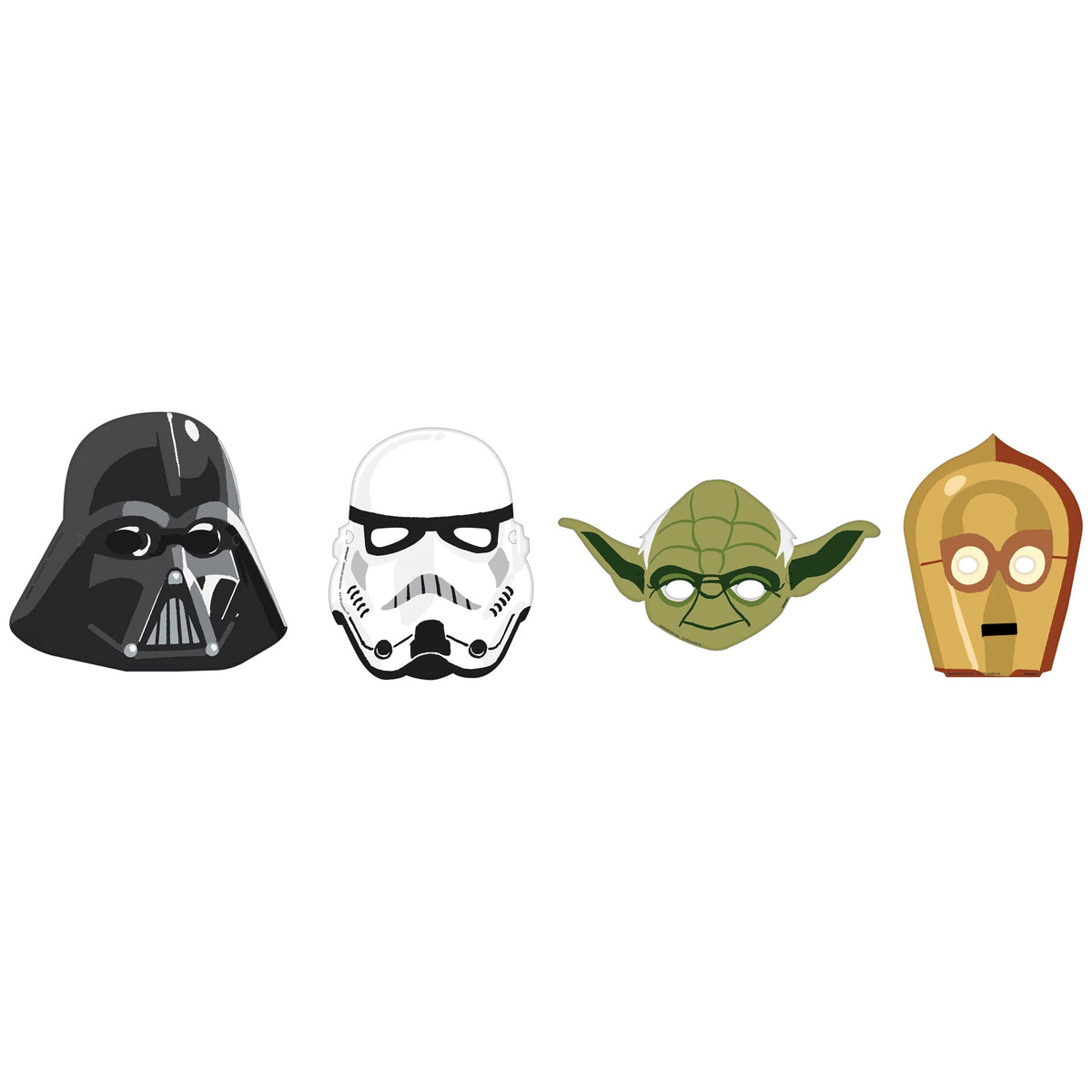 Star Wars Galaxy of Adventures Paper Masks (8 count) – instaballoons  Wholesale