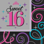 Sweet 16 Beverage Napkins by Amscan from Instaballoons