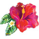Tropical Flower Red 31″ Balloon