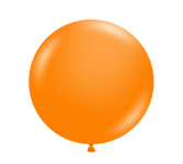 Tuftex Latex Crystal Tangerine 17″ Latex Balloons (50 count)