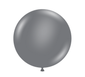 Tuftex Latex Gray Smoke 24″ Latex Balloons (3 count)