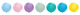 Pastel Assortment 17″ Latex Balloons (50 count)