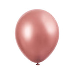 Unique Latex Rose Gold Platinum 11″ Latex Balloons (6 count)