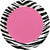 Unique Mylar & Foil Zebra Passion Small Plates 7″ Balloons (8 count)