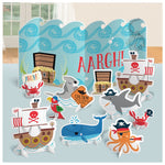 Unique Party Supplies Ahoy Birthday Table Decorating Kit ( count)