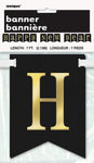 Unique Party Supplies Black Gold New Year Banner No Balloon