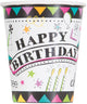 Doodle Birthday 9oz Paper Cups (8 count)