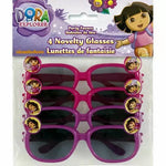 Unique Party Supplies Dora Novelty Glasses (4 count)