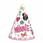 Unique Party Supplies Minnie Mouse Party Hats (8 count)