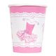 Pink Ballerina Cups 9oz