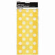 Sunflower Yellow Dots Cellophane Bags (20 count)