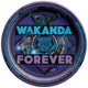 Wakanda Forever Black Panther Plates 9″ (8 count)