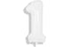 White Number 1 34″ Balloon