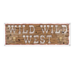 Wild West Sign Banner by Beistle from Instaballoons