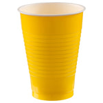 Yellow Sunshn 12oz Cups 50ct by Amscan from Instaballoons