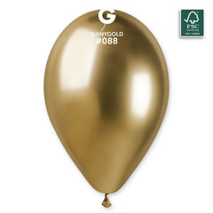 Shiny Gold Latex Balloons by Gemar