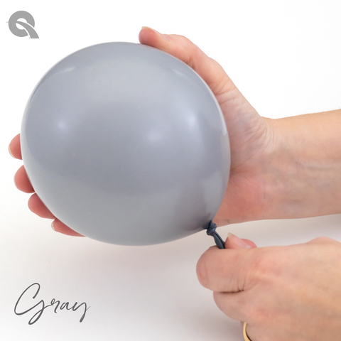 Gray Latex Balloons by Qualatex