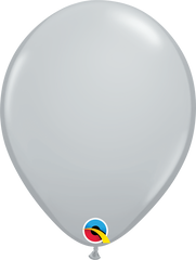 Gray Latex Balloons by Qualatex