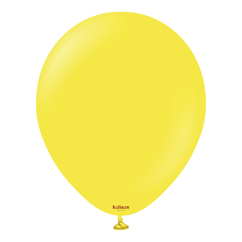 Yellow Latex Balloons by Kalisan