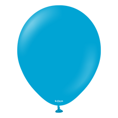 Caribbean Blue Latex Balloons by Kalisan