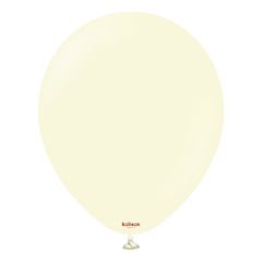 Macaron Pale Yellow Latex Balloons by Kalisan