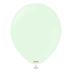 Macaron Pale Green Latex Balloons by Kalisan