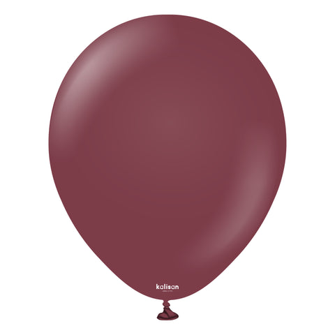 Burgundy Latex Balloons by Kalisan