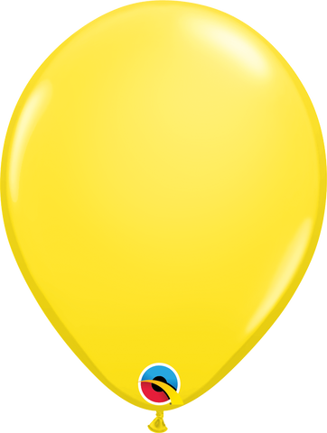 Yellow Latex Balloons by Qualatex