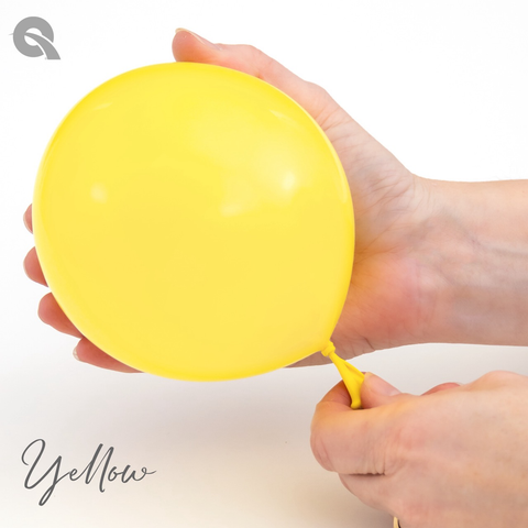 Yellow Latex Balloons by Qualatex