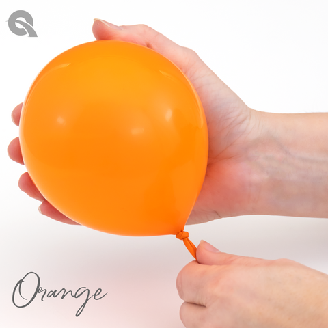 Orange Latex Balloons by Qualatex