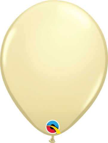 Ivory Silk Latex Balloons by Qualatex