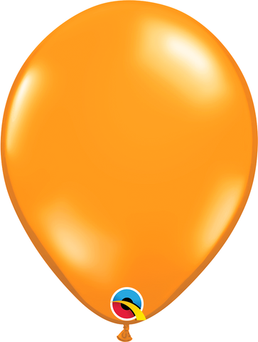 Mandarin Orange Latex Balloons by Qualatex