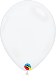 Diamond Clear Latex Balloons by Qualatex