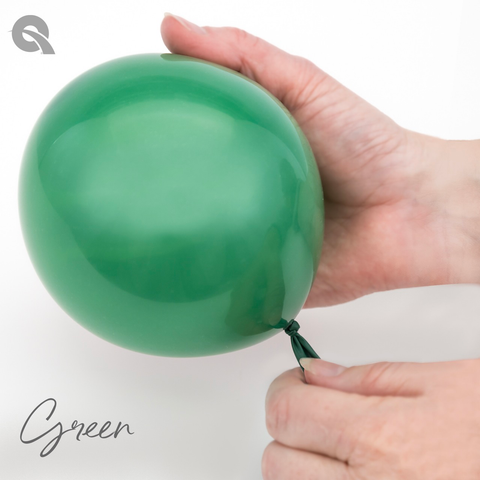 Green Latex Balloons by Qualatex
