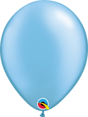 Pearl Azure Latex Balloons by Qualatex