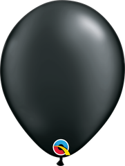 Pearl Onyx Black Latex Balloons by Qualatex