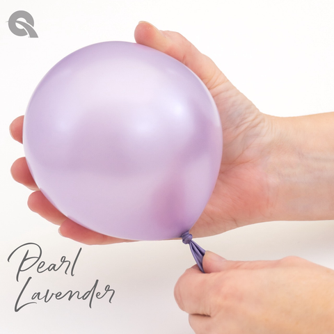 Pearl Lavender Latex Balloons by Qualatex