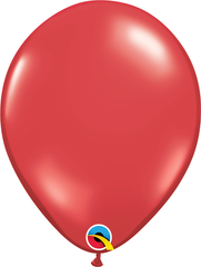 Ruby Red Latex Balloons by Qualatex