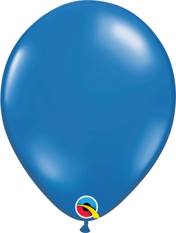 Sapphire Blue Latex Balloons by Qualatex