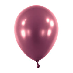 Metallic Burgundy Latex Balloons by Anagram