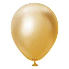 Mirror Gold Latex Balloons by Kalisan
