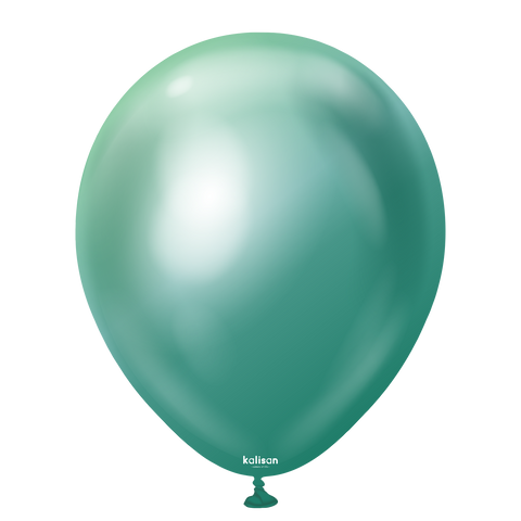 Mirror Green Latex Balloons by Kalisan