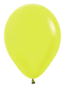 Neon Yellow Latex Balloons by Sempertex